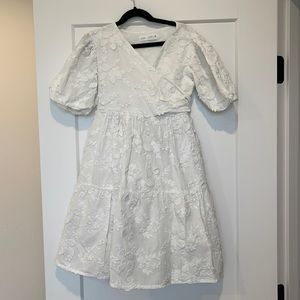 Zara white girl dress size 11/12